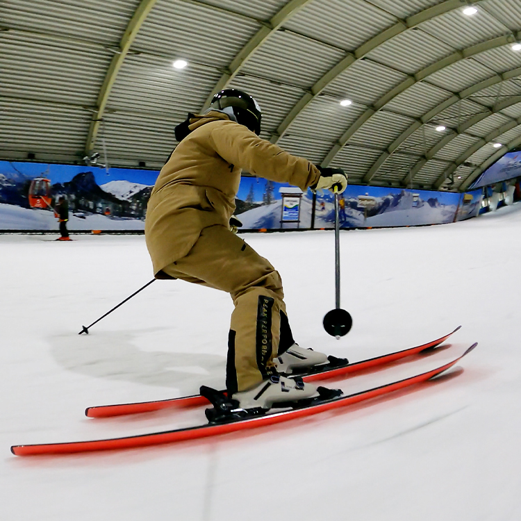 Skis testen op zondag 3 november