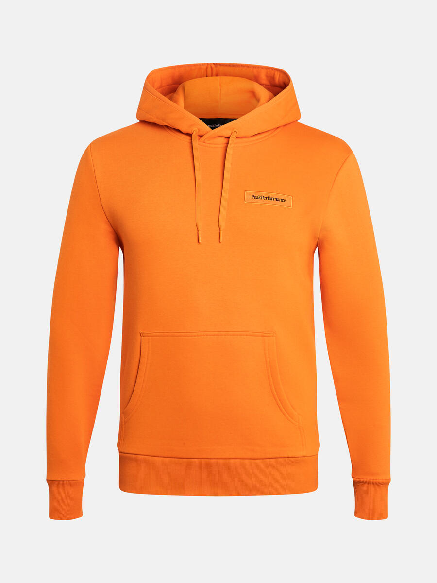 Peak Performance Mens Logo Hood Sweatshirt