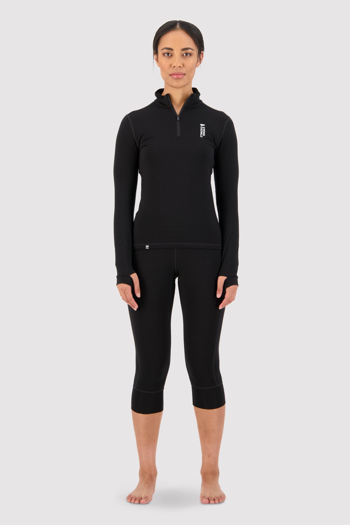 Mons Royale Womens Cascade Merino Flex 1/4 Zip